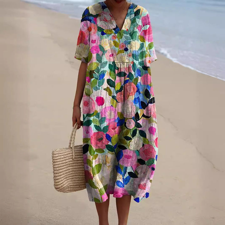 Maxi Jurk Zomer Bloemen