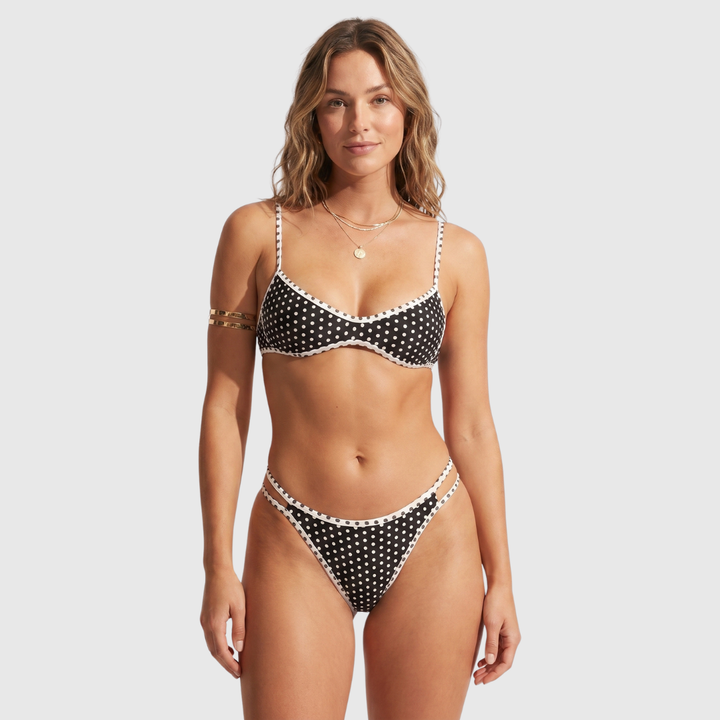 Carlijn | Bikini met Contrasterende Bies