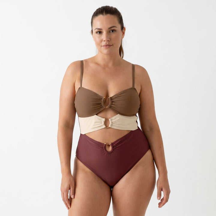 Sterre | Eendelig Badpak met Cut-Outs