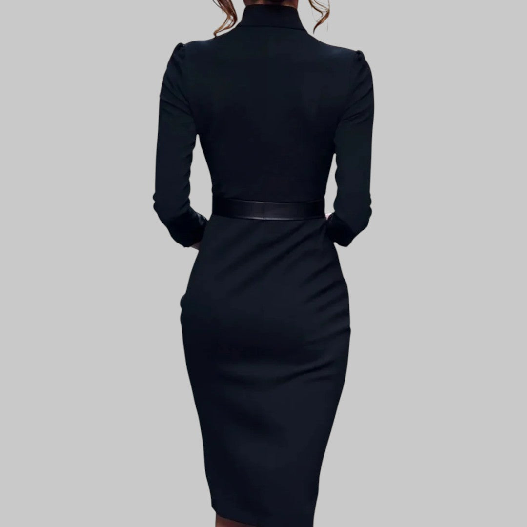 Midi Jurk Rome - Met Riem - Elegant