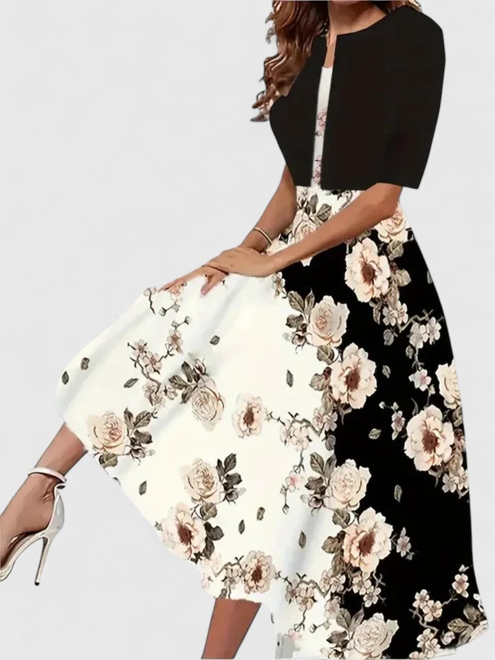 Chantal Elegante Midi Jurk