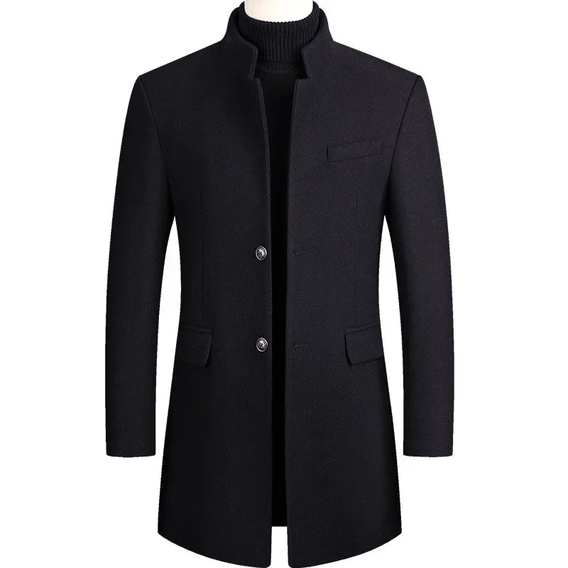 Van Delft Mode® | Kasjmier-wollen heren trenchcoat