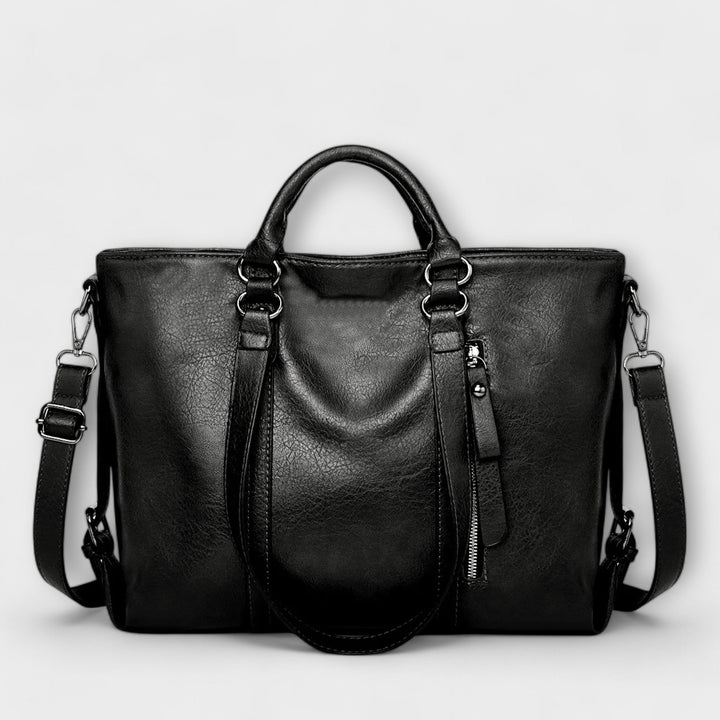 Olivia | Grote Leren Tote Bag