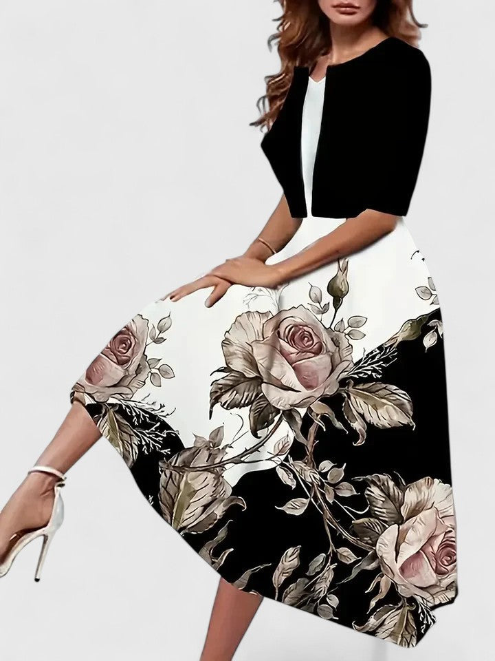 Chantal Elegante Midi Jurk