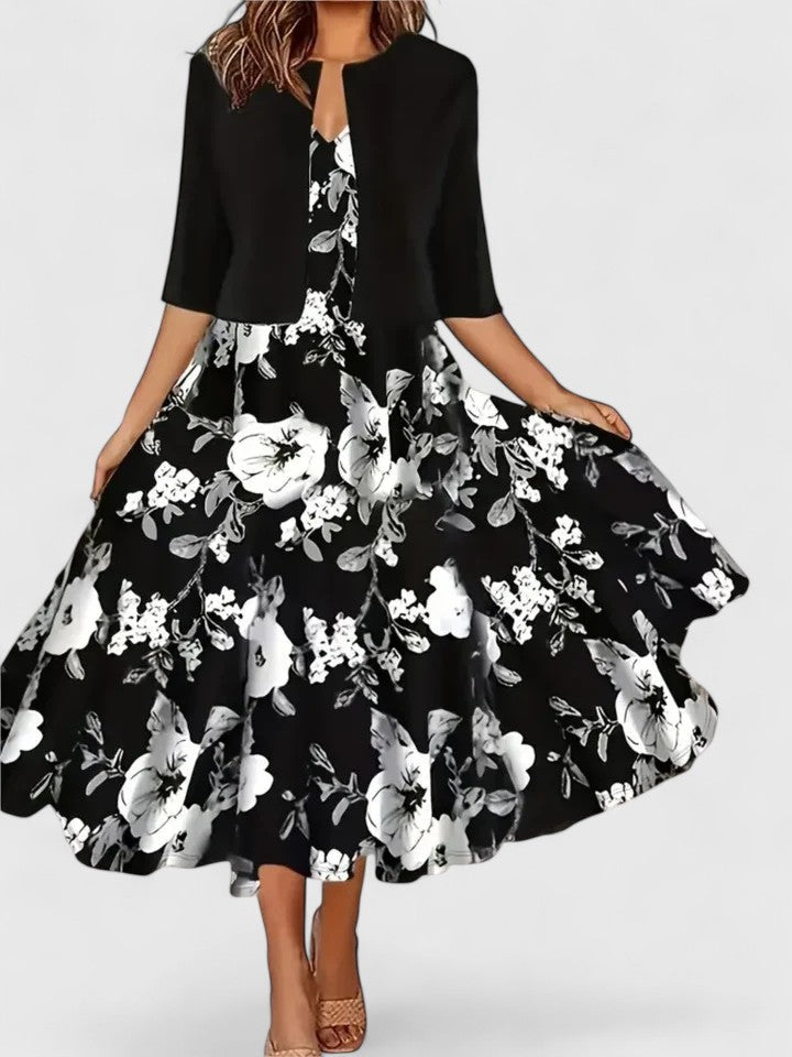 Chantal Elegante Midi Jurk