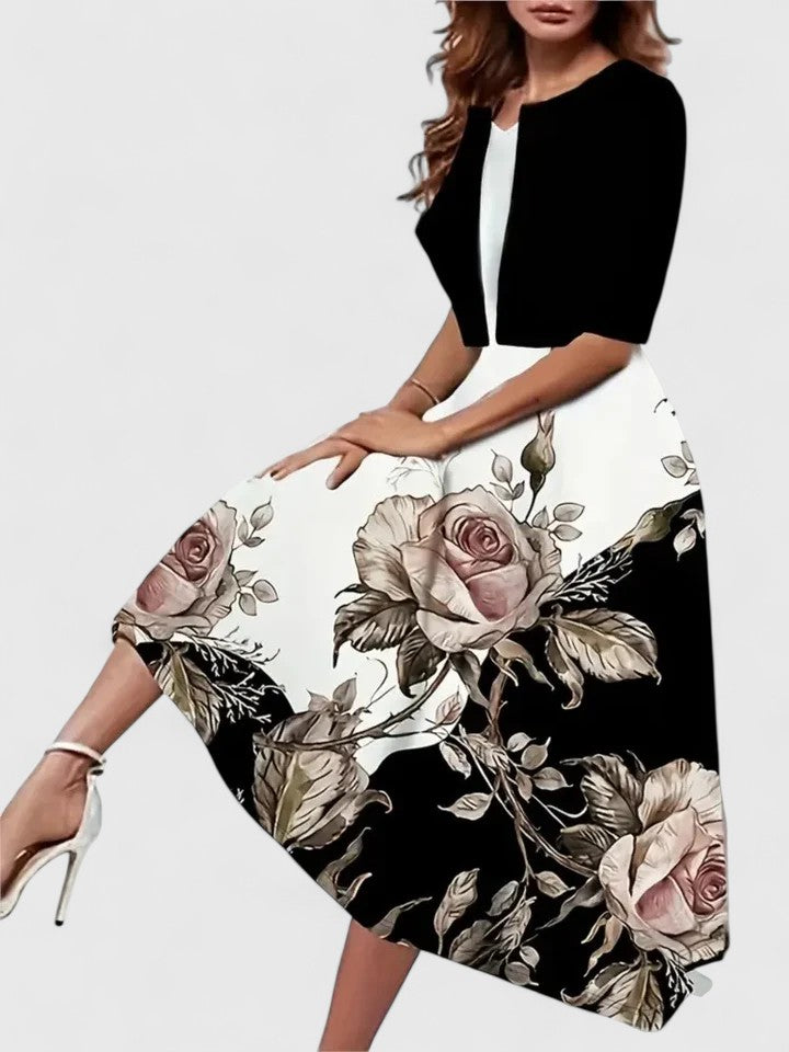 Chantal Elegante Midi Jurk