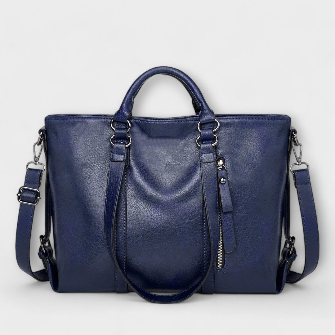 Olivia | Grote Leren Tote Bag