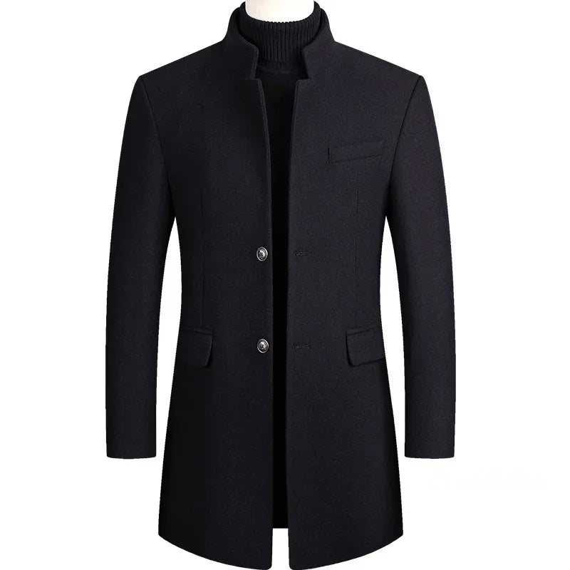 Van Delft Mode® | Kasjmier-wollen heren trenchcoat