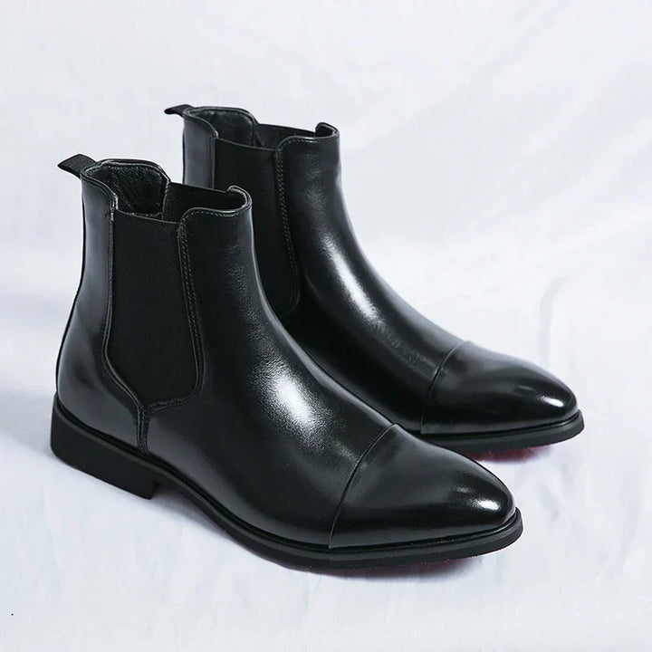 Bernie | Lackierte Chelsea-Stiefel