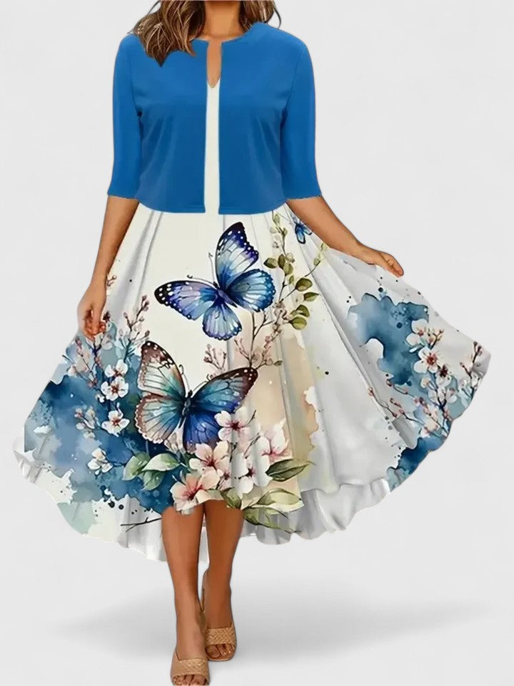 Chantal Elegante Midi Jurk