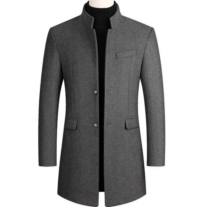 Van Delft Mode® | Kasjmier-wollen heren trenchcoat