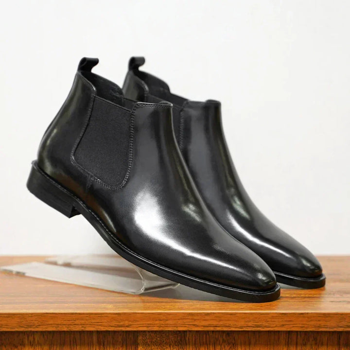 Bryce | Lackleder Chelsea-laarzen