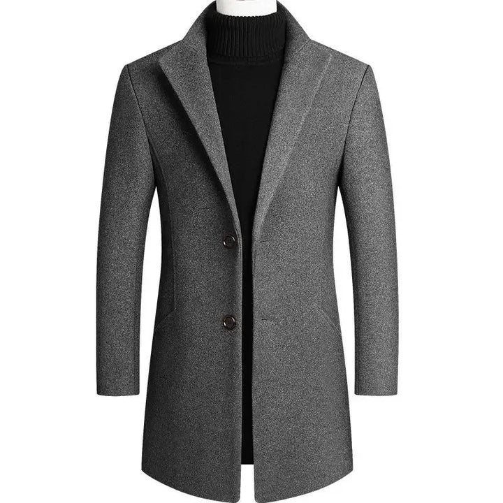 Van Delft Mode® | Kasjmier-wollen heren trenchcoat