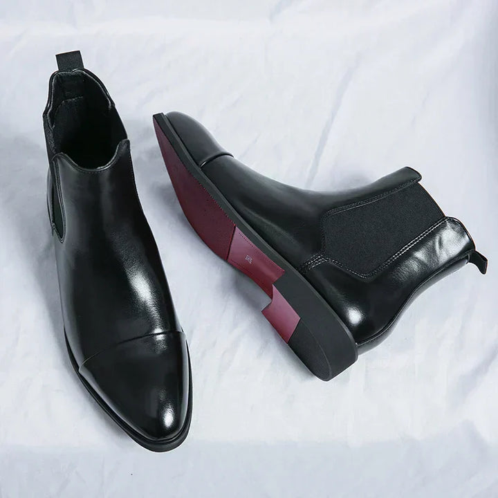 Bernie | Lackierte Chelsea-Stiefel