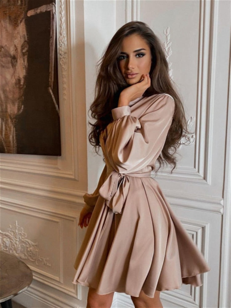 Midi Jurk Sascha Satin