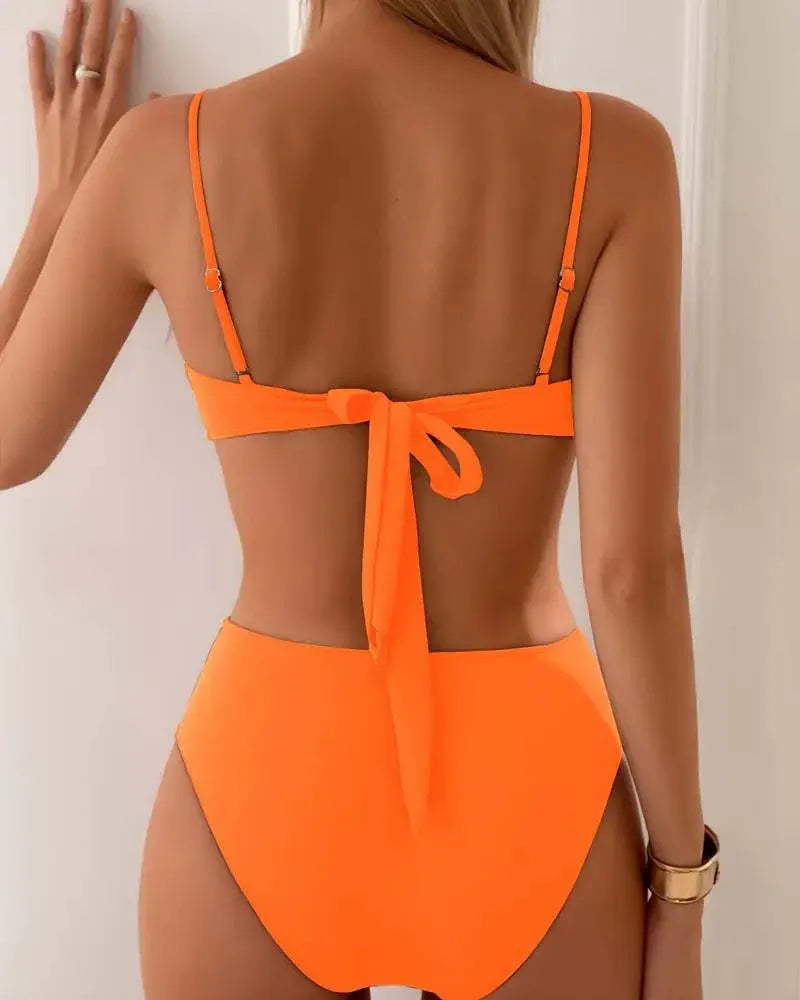 Manon | Tummy Control Bikini met Gouden Detail