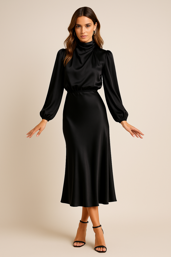 Midi Jurk Caïro - Hoge Taille