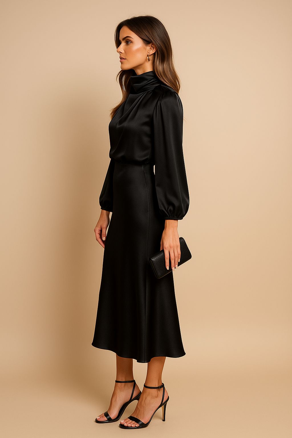 Midi Jurk Caïro - Hoge Taille