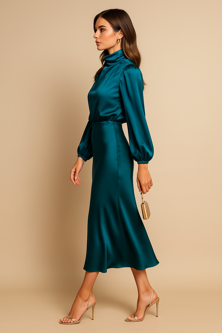 Midi Jurk Caïro - Hoge Taille