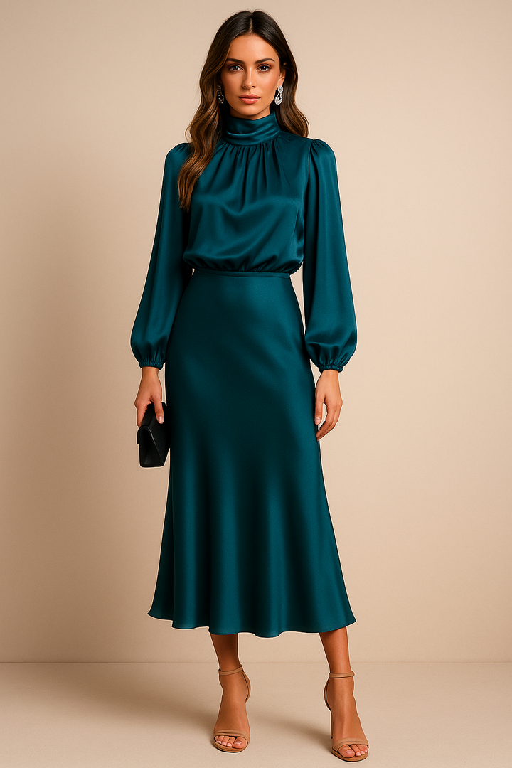 Midi Jurk Caïro - Hoge Taille
