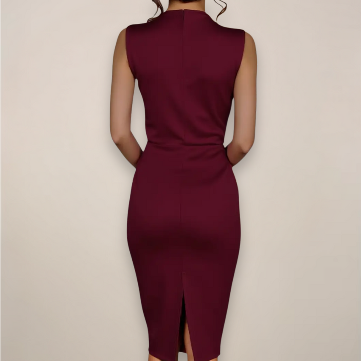 Midi Jurk Valencia - V hals