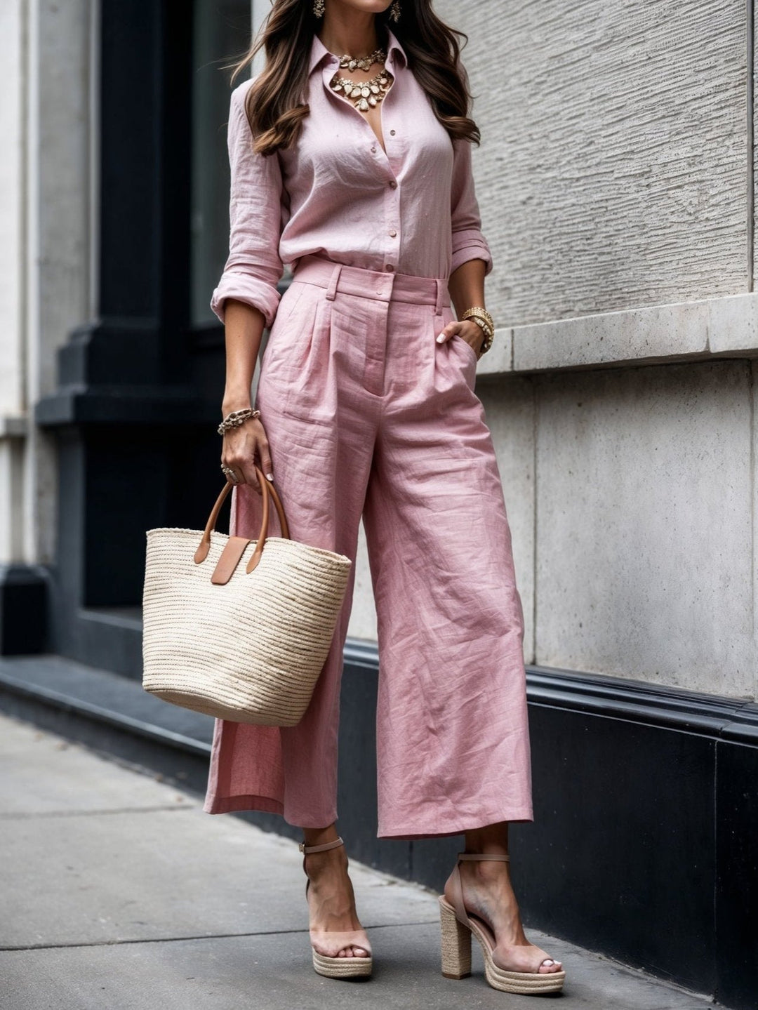 Sophie | Elegante en Comfortabele Linnen Set