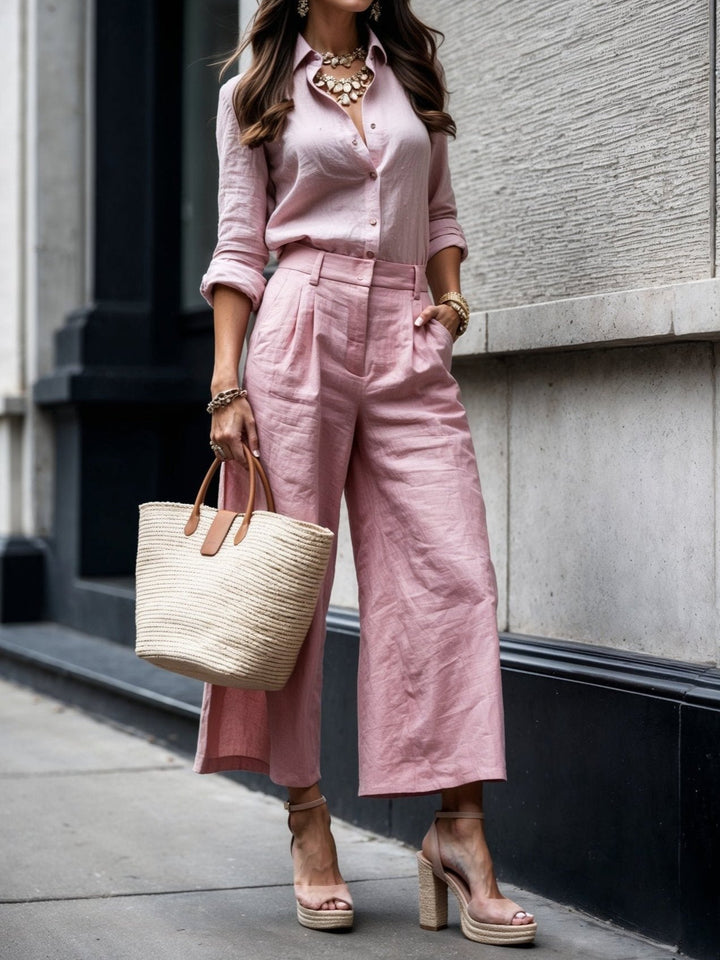 Sophie | Elegante en Comfortabele Linnen Set