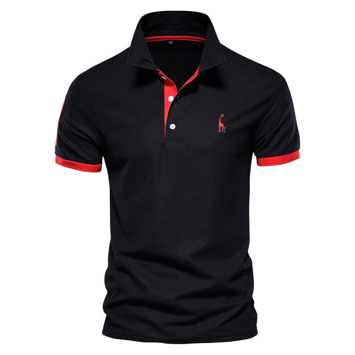 Berake | Tweekleurig Polo met sportief accent-ontwerp