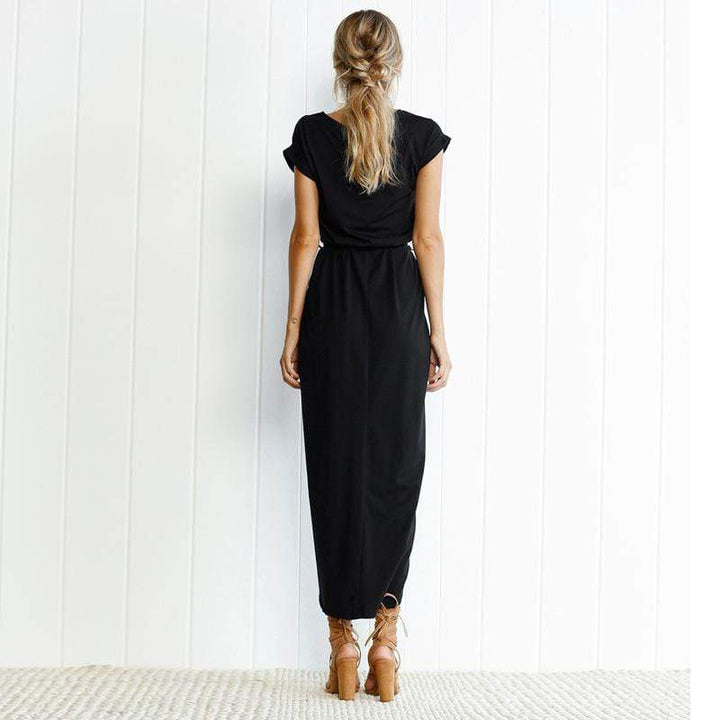 Maxi Jurk voor Bruiloftsgasten Basic met Split