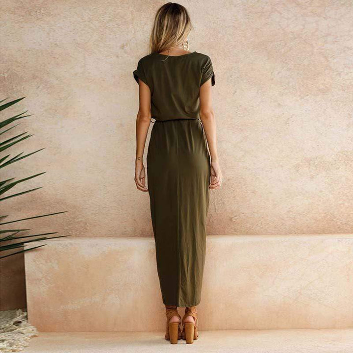 Maxi Jurk voor Bruiloftsgasten Basic met Split
