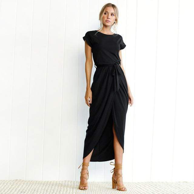 Maxi Jurk voor Bruiloftsgasten Basic met Split