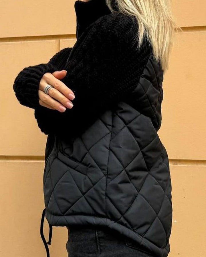 Victoria | Casual Gebreide Fleece Jas