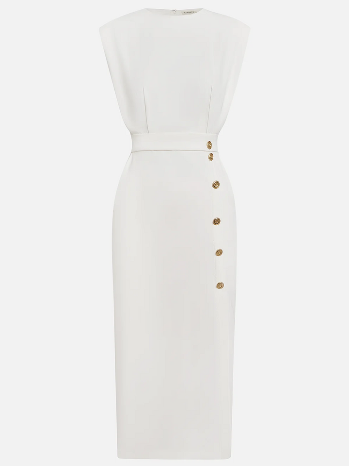 Aspen | Moeiteloze Charme Midi Jurk
