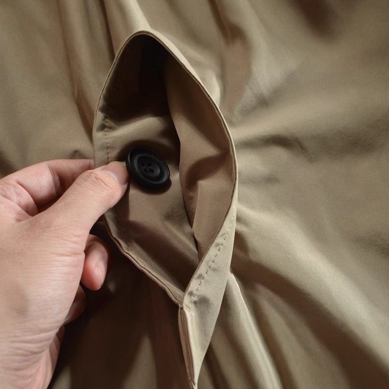 Comfortabele elegante heren trenchcoat