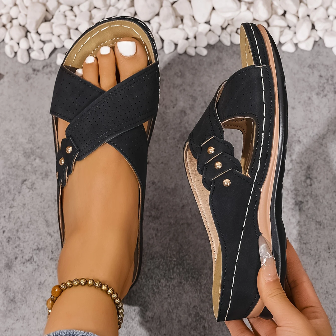 Pascalle | Orthopedische Wedge Sandalen
