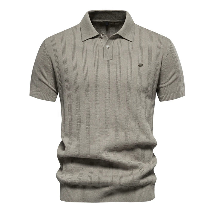 Benles | Stijlvol Gestreept Poloshirt Gebreid