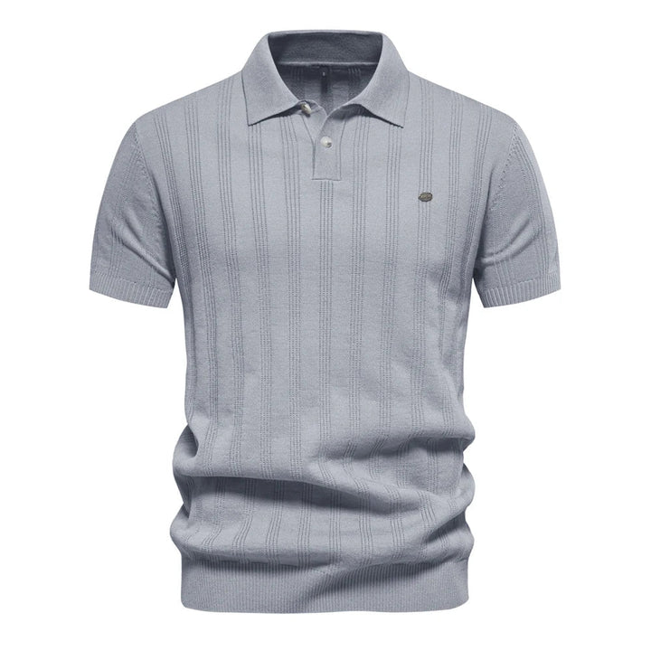 Benles | Stijlvol Gestreept Poloshirt Gebreid