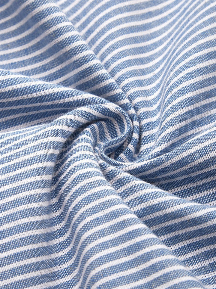 Wanda | Gestreepte Midi Jurk