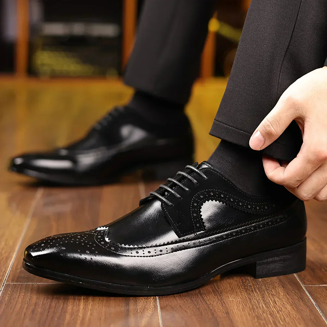 Alexander Prescott Leder Schnürschuhe