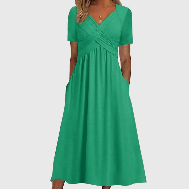 Viola | Vormengevende Midi Jurk