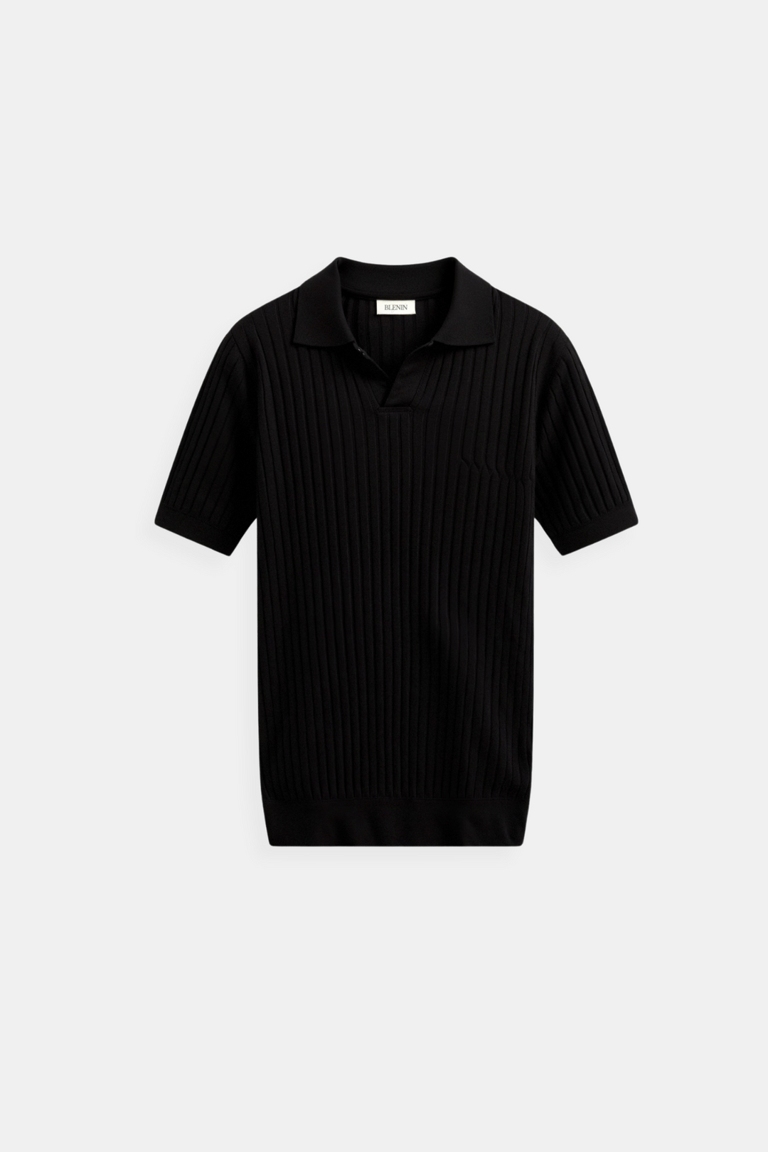 Geribd Heren Poloshirt met Korte Mouwen – Elegant & Tijdloos