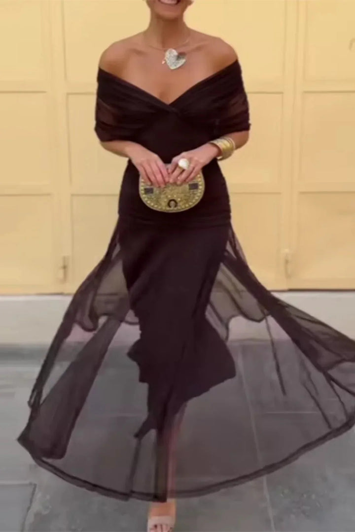 Elodie | Elegante maxi-jurk met V-hals