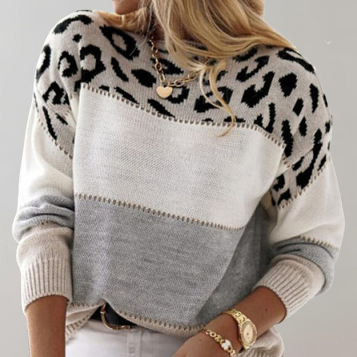 Fleur | Trui met luipaard print