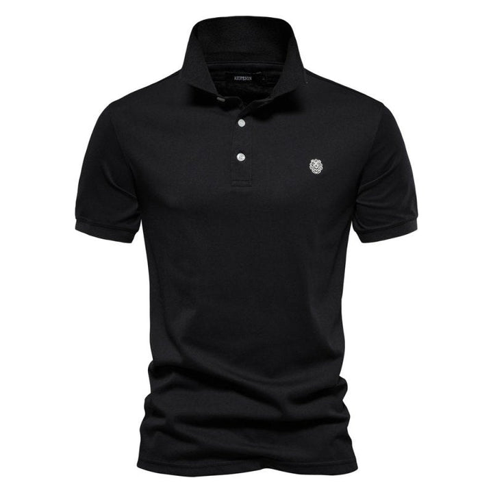 James | Tijdloos, smal gesneden herenpoloshirt