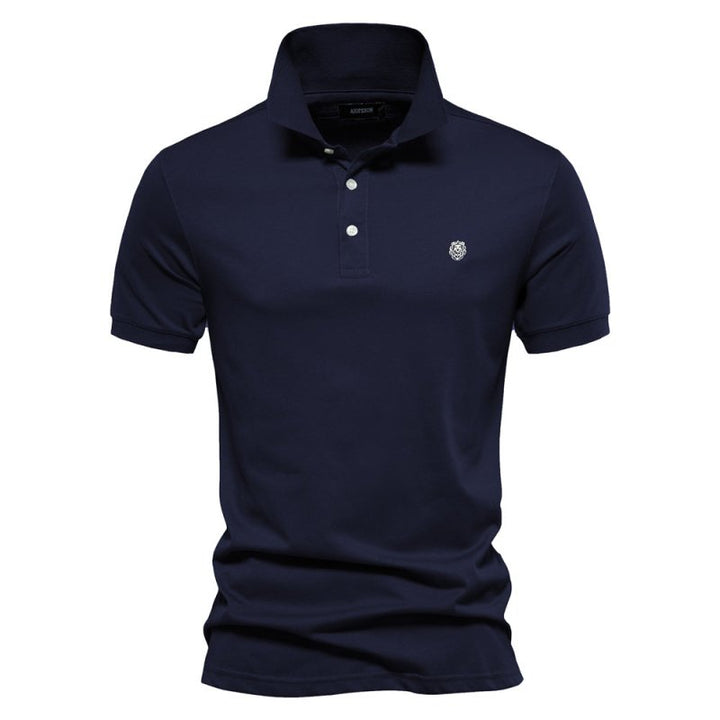 James | Tijdloos, smal gesneden herenpoloshirt
