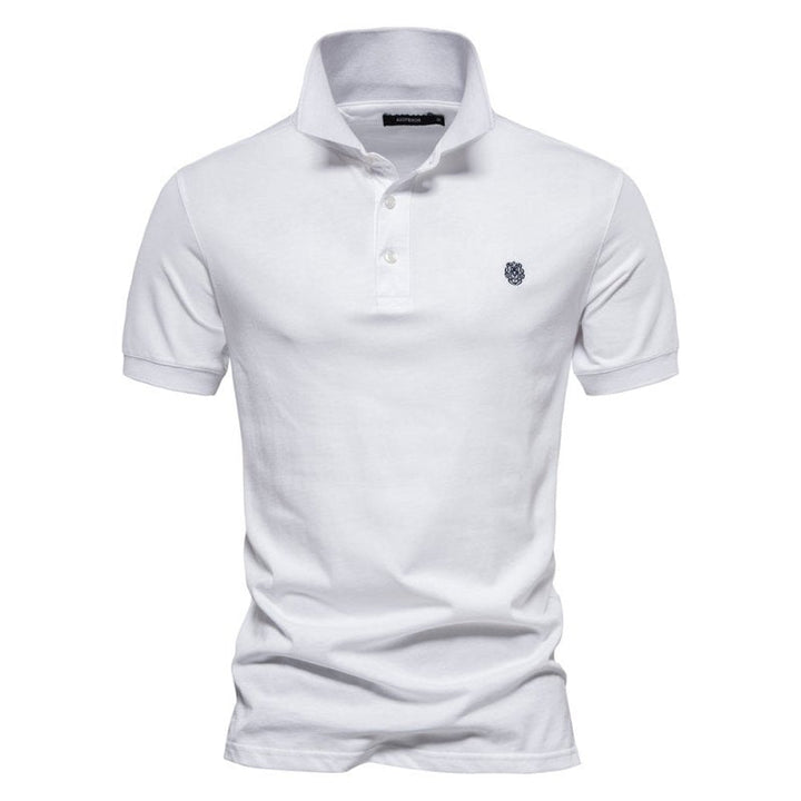 James | Tijdloos, smal gesneden herenpoloshirt