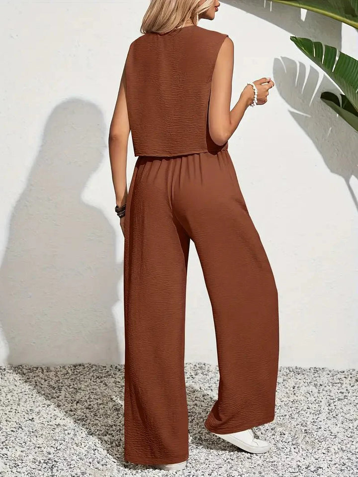 Lisa™ | Casual zomerset met sweetheart halslijn