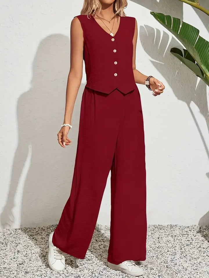 Lisa™ | Casual zomerset met sweetheart halslijn