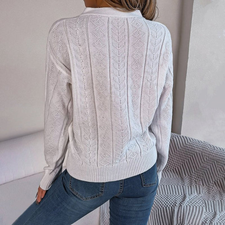 Louisa | Casual Gebreide Kabeltrui