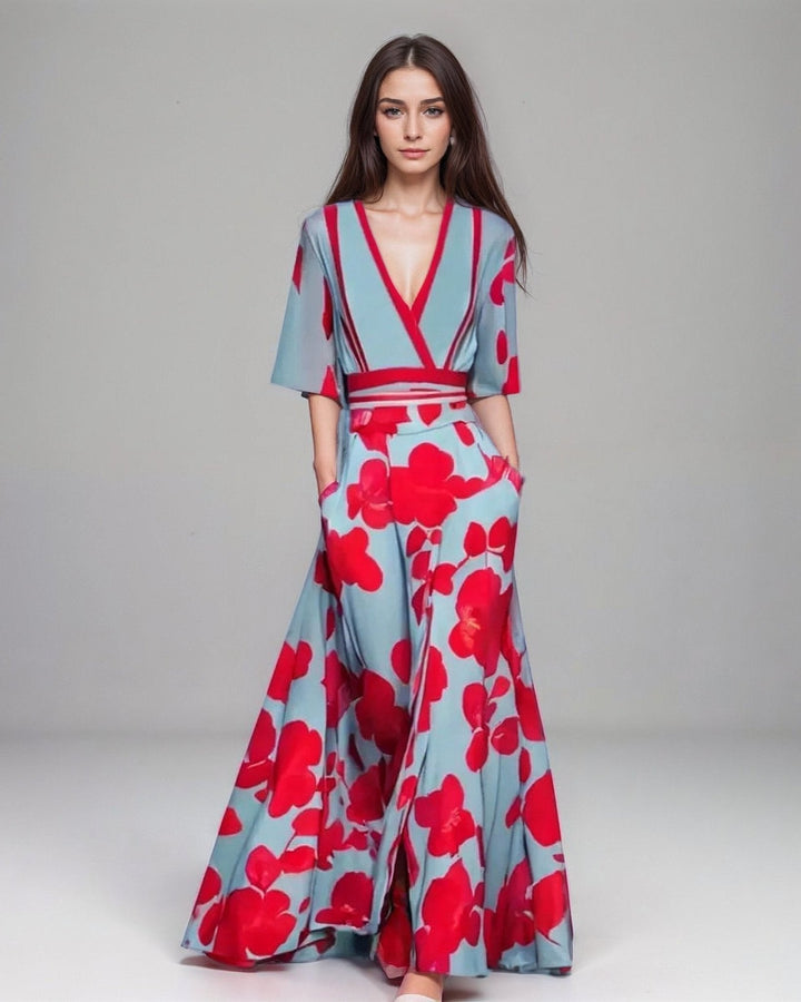 Maxi Bruiloftsgastjurk Rosa